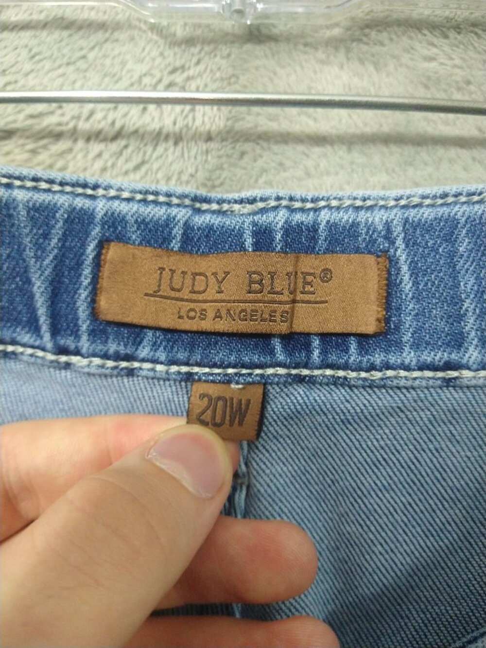 Judy Blue Joggers Womens 20W Denim High Waist Stretch Drawstring Medium Wash - Picture 7 of 10